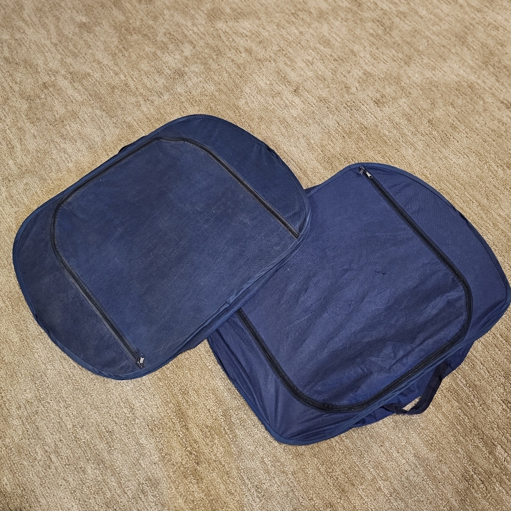 Blue Collapsible Storage Containers For Under Bed